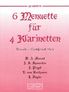 6 Menuette für 4 Klarinetten